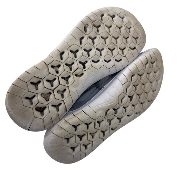 Nike Flex RN Women Running Shoes Size 8 Lightweight Mesh Lace-Up Gray & White - Picture 12 of 16